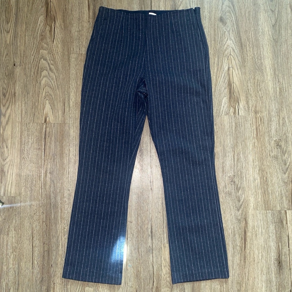 Women’s GAP Navy Pinstripe Crop Flare Pants